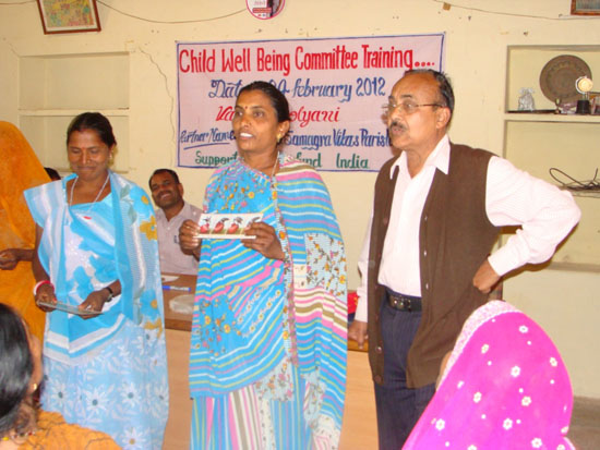 One Day Training Workshop for CWBC (Child well Being committee) Kolyari