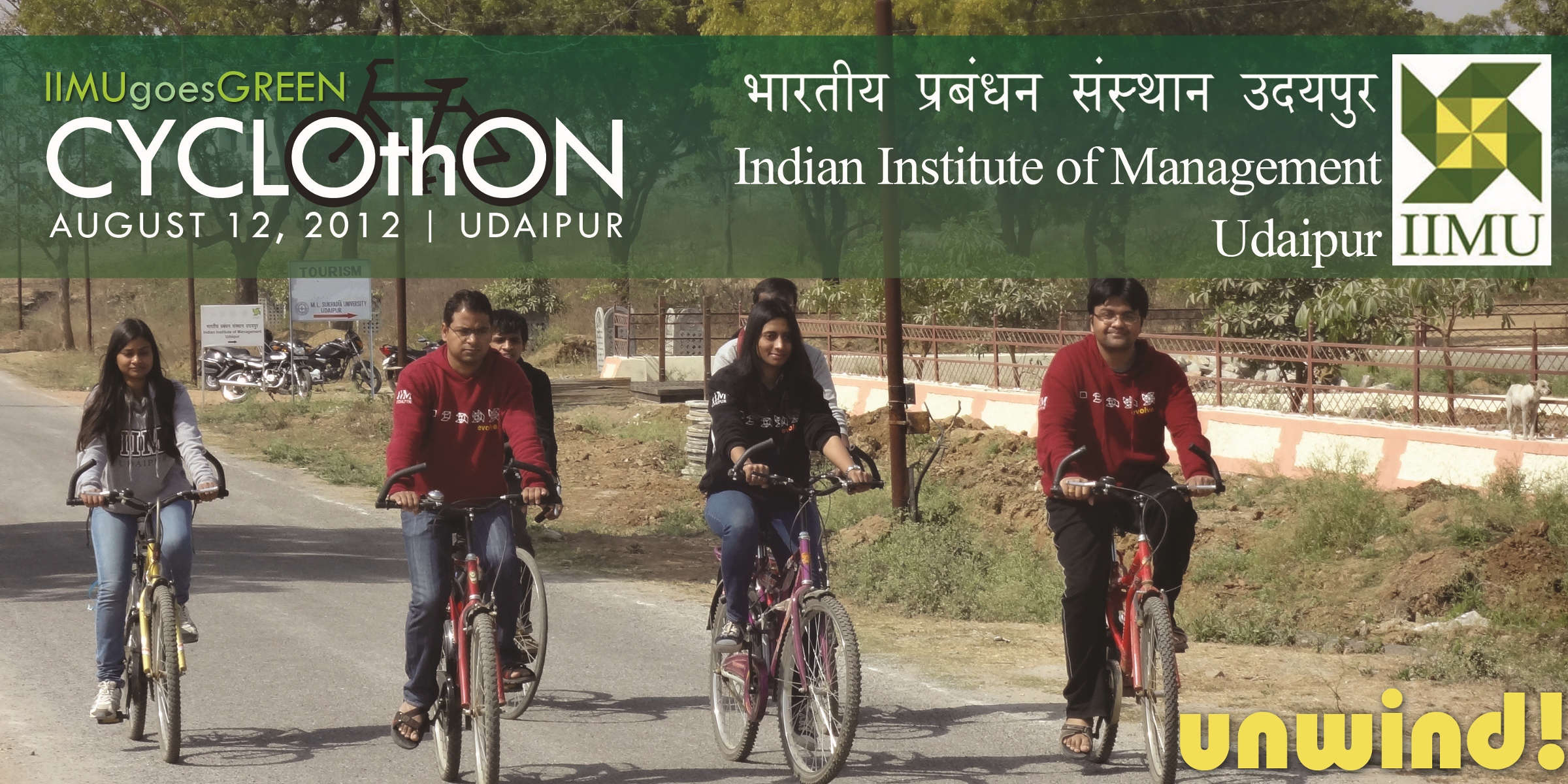 IIM-U students conduct Cycle run to spread the Green message in Udaipur