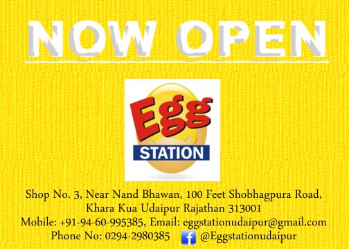 Egg Station Udaipur : Now Opened!!
