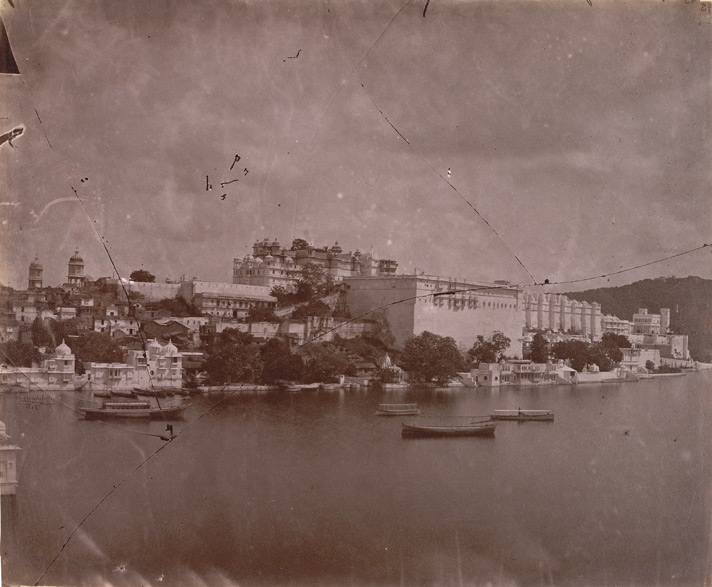 General view from the north-west of the City Palace, Udaipur