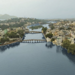 360° Bird Eye view of Lake Pichola