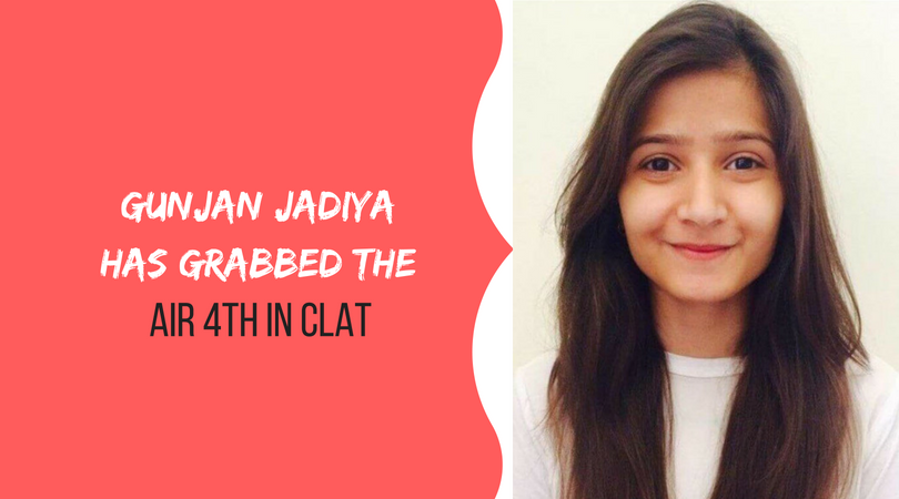Proud Moment for Udaipur | Gunjan Jadiya has grabbed the AIR 4th in CLAT!