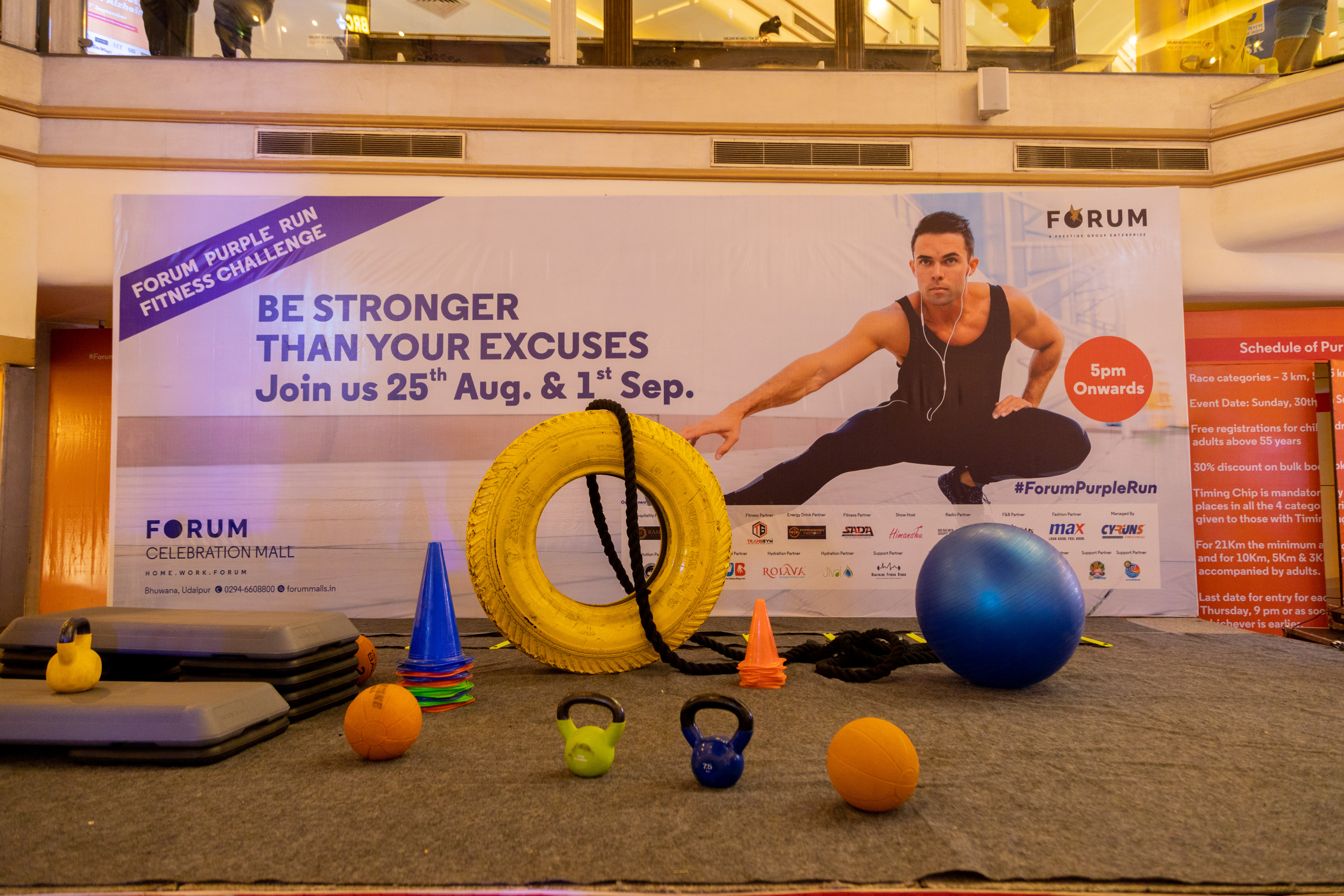 Fitness Challenge Event by Forum Celebration Mall Tested Shoppers’ Strength