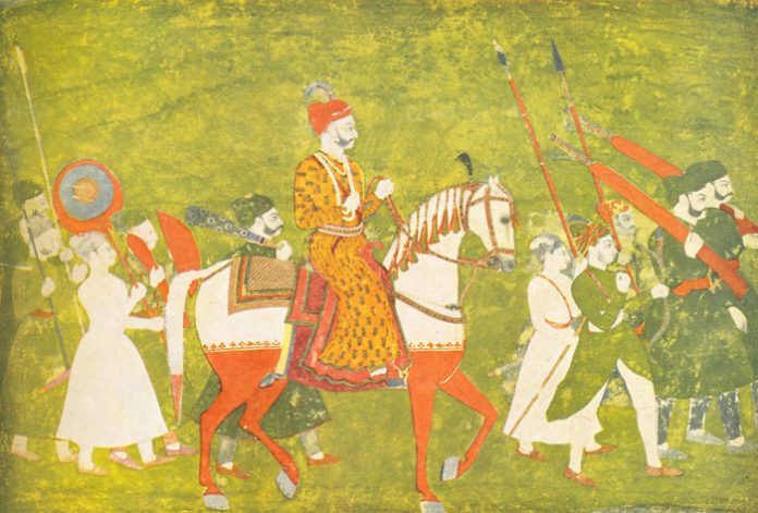 Historical Rajput Paintings That Will Surely Take You Back In Time   State Procession 696x471 