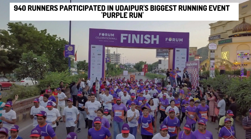 940 Runners Participated in Udaipur’s biggest running event ‘Purple Run’