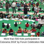 More than 500 Kids participated in ‘Colorama 2018’ by Forum Celebration Mall