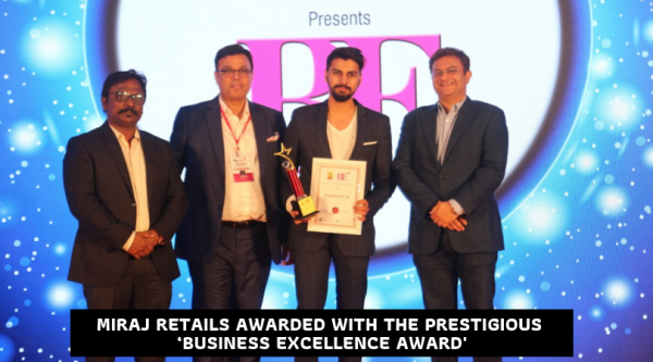 Miraj Retails Awarded with the Prestigious ‘Business Excellence Award’ by ABP News