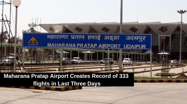 Maharana Pratap Airport Creates Record of 333 flights in Last Three Days