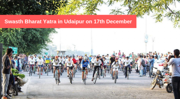 Swasth Bharat Yatra in Udaipur on 17th December