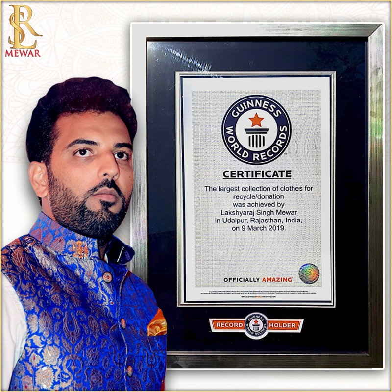 Prince Lakshyaraj Singh Mewar of Udaipur breaks Guinness World Record