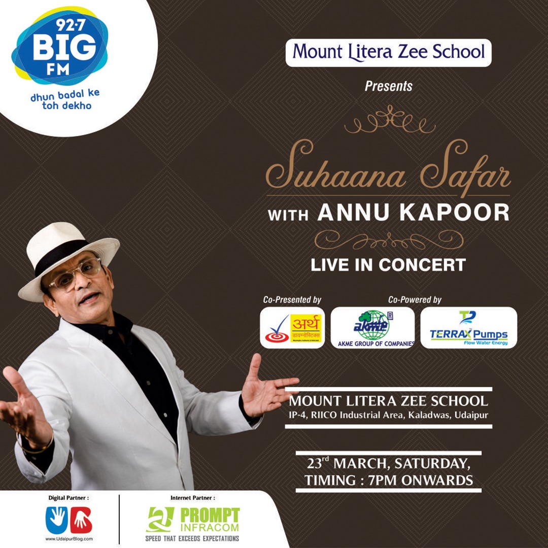 Famous Radio Talk Show ‘Suhaana Safar with Annu Kapoor’ Live in Udaipur