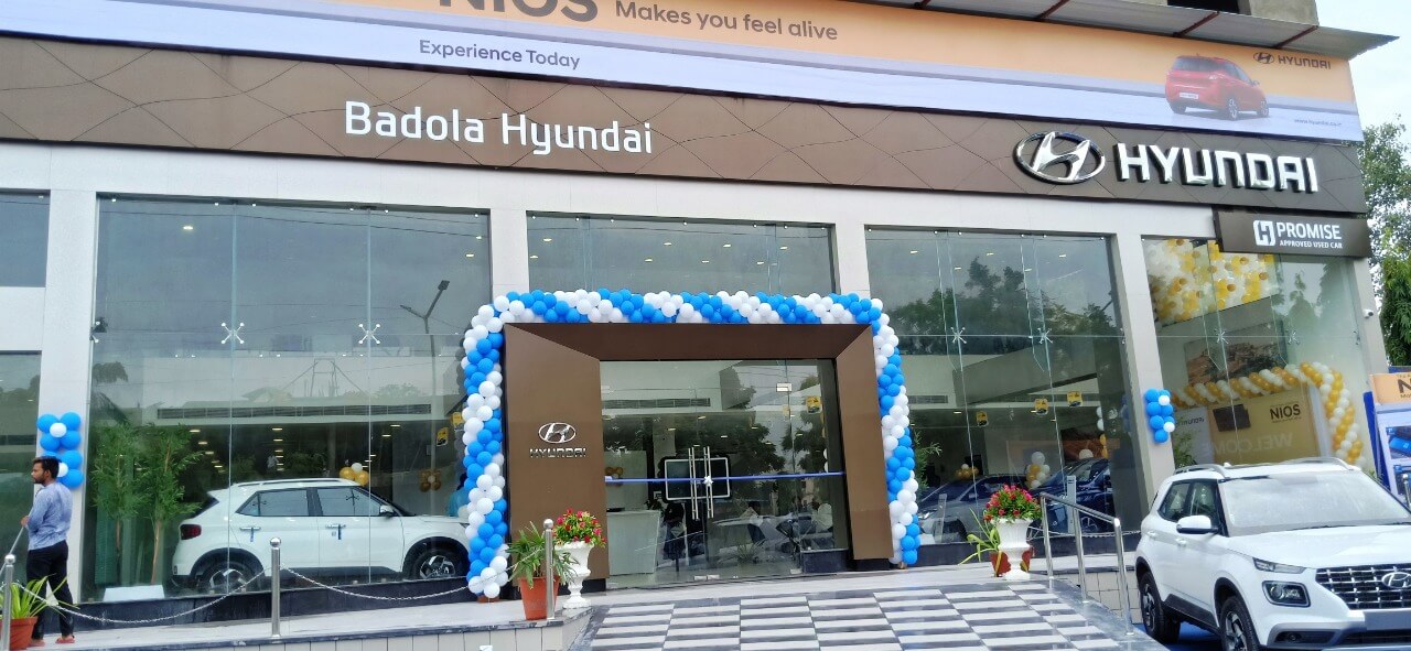 Badola Hyundai launched its first showroom in Udaipur