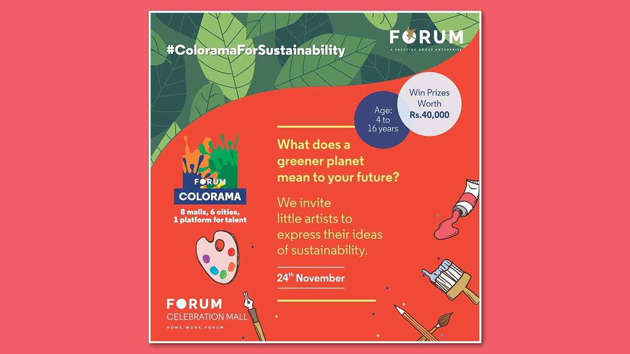 Forum Celebration Mall invites young artists to showcase their ideas on Sustainability