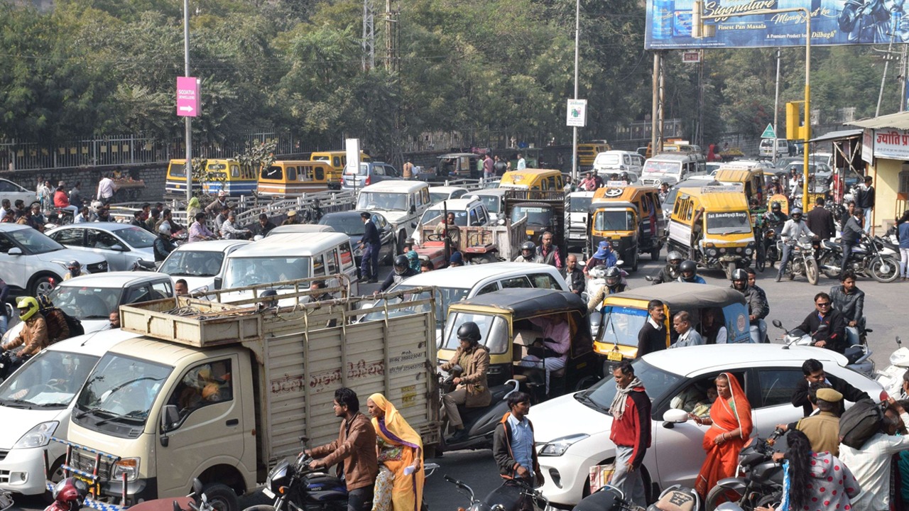 Udaipur Traffic Jam