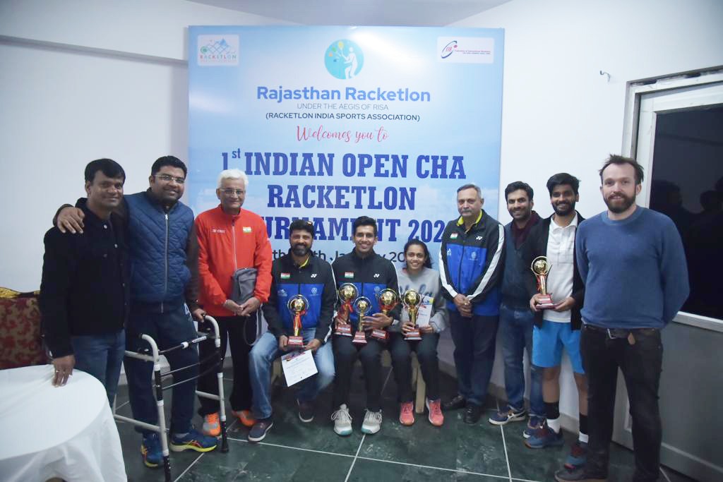 India rocks at 1st Indian Racketlon Challenger in Udaipur