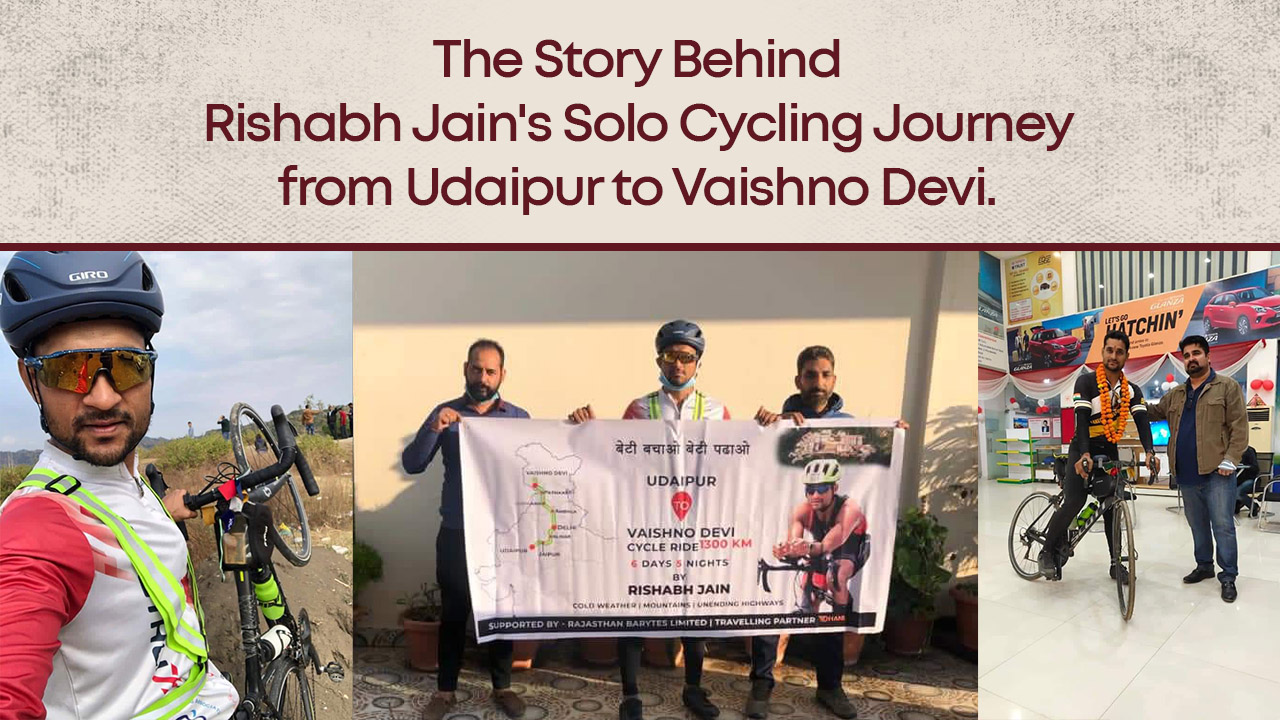 The Story Behind Rishabh Jain’s Solo Cycling Journey from Udaipur to Vaishno Devi