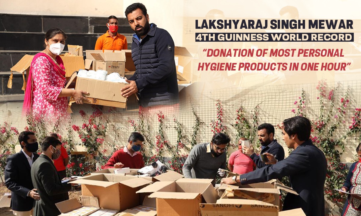 Lakshyaraj Singh Mewar 4th Guinness World Record