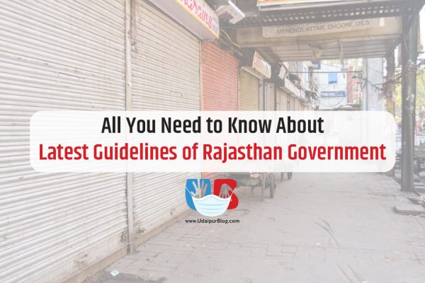 Rajasthan Goverment New Guidelines