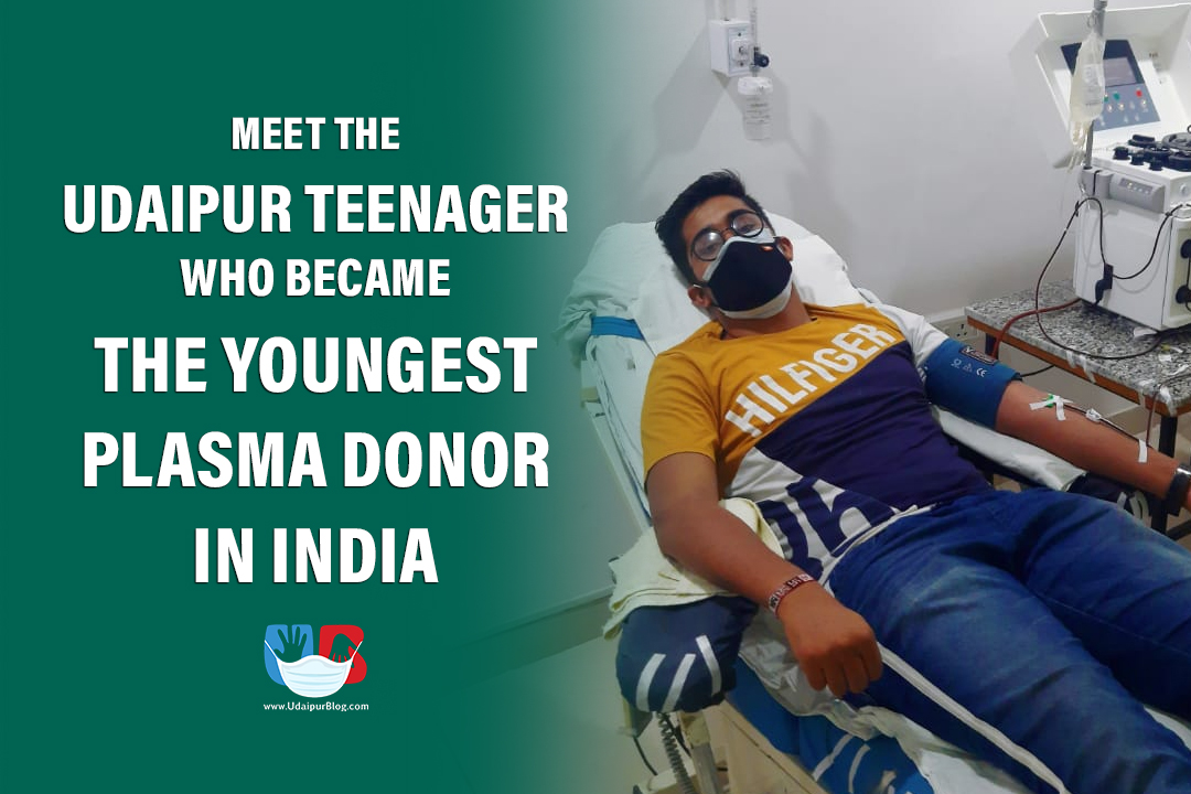 youngest plasma donor in India from Udaipur